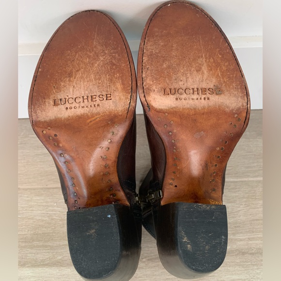 Brown Lucchese ankle boots sz 9.5 - Picture 5 of 5
